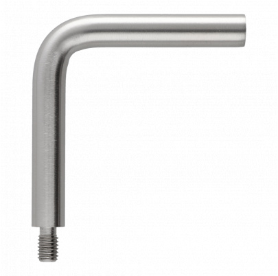 Uholník 90°, M8/M6, ø12mm, L-75mm, K320/AISI304