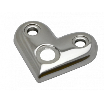 Nadpájacia platňa na trubku ø42.4mm, leštená AISI304