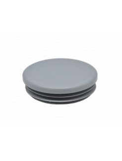 Vnútorná krytka guľatá D-42.4mm plastová, šedá