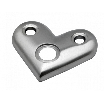 Nadpájacia platňa na trubku ø42.4mm, brúsená AISI316
