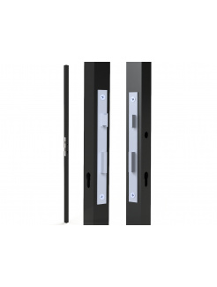 Profil 40x40x2mm H-2000mm so zámkom ZM90/40H, pravý