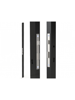 Profil 60x40x2mm H-2000mm so zámkom ZM90/50H, pravý