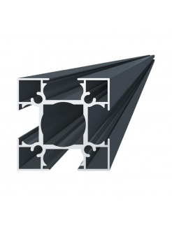 Stĺpový profil 70x70mm, štruktúra RAL7016, L-6000mm