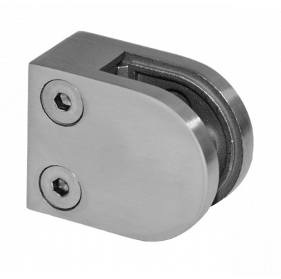 Svorka plochá, sklo 6-10.76mm, brúsená nerez AISI304