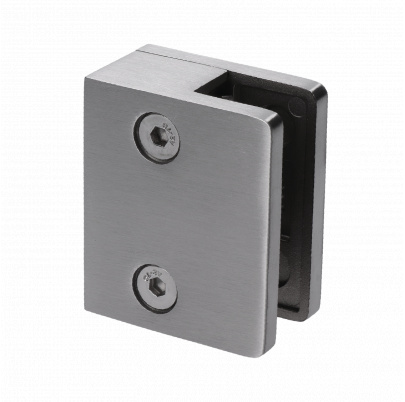 Svorka koncová plochá na jokel, sklo 8-12.76mm, brúsená AISI304