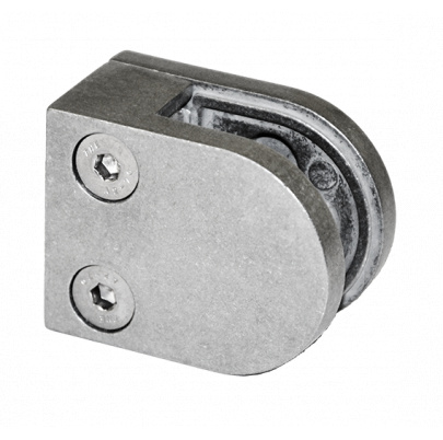 ZAMAK svorka plochá, sklo 6-10.76mm, bez povrchovej úpravy