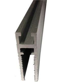 Hliníkový profil pre sklenené dvere L-3200mm