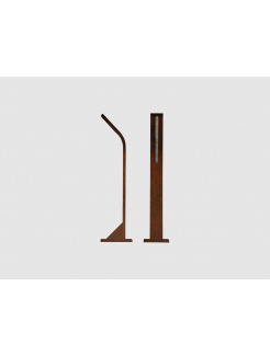 Vonkajšie LED osvetlenie STIK S UP, farba CORTEN, H-404mm