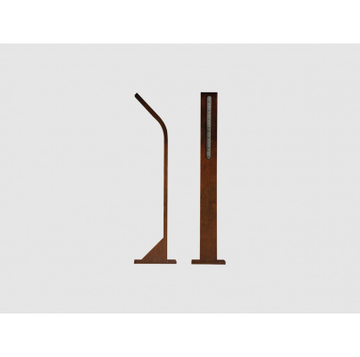 Vonkajšie LED osvetlenie STIK S UP, farba CORTEN, H-404mm