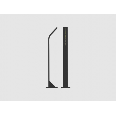 Vonkajšie LED osvetlenie STIK M, farba RAL7016, H-750mm