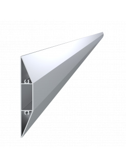 Poškodený profil 100x16mm, L-6000mm, hliník bez povrchovej úpravy