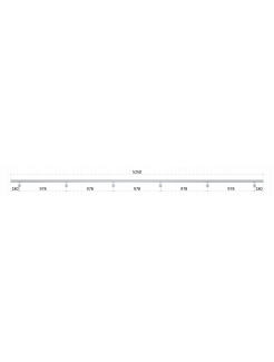 Madlo 5250mm ø 42.4mm s ukončením, brúsená nerez AISI316