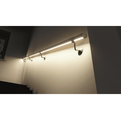 Led madlo ø 42.4mm, L-750mm, brúsená nerez AISI304