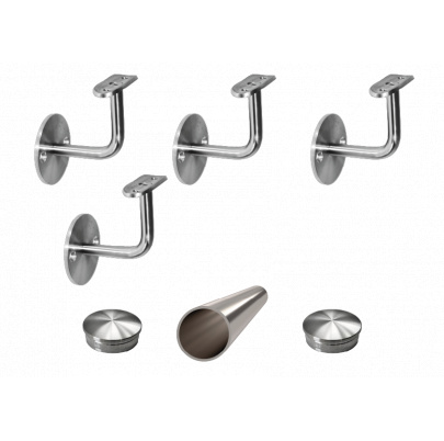 Madlo ø 42.4mm, L-3250mm, brúsená nerez AISI304