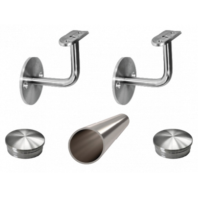 Madlo ø 42.4mm, L-1250mm, brúsená nerez AISI304