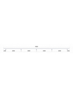 Madlo 40x40mm, L-4500mm, brúsená nerez AISI304
