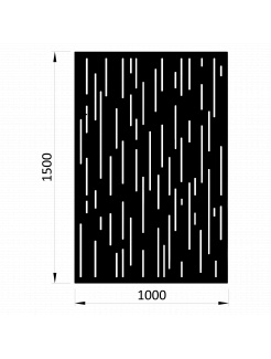 Plech vzor 8312, 1000x1500x2mm, bez povrchovej úpravy
