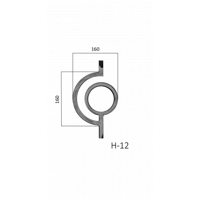 Tyč 12x12mm, 138x1000mm