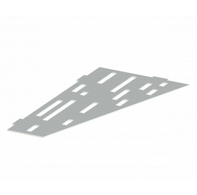 Rohová polica do kúpelne, brúsená nerez AISI 304 / K320