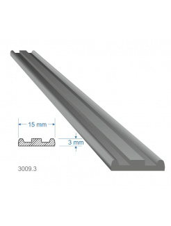 DOPREDAJ Pásovina plochá 15x3mm, 2000 mm, mäkká, cena za KUS (2m)