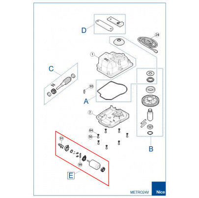 PRME06 motor pre ME3024
