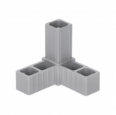 Plastová spojka - 3-nohý kus do profilu 20x20x1.5mm