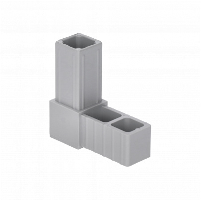 Plastová spojka - rohový kus do profilu 20x20x1.5mm