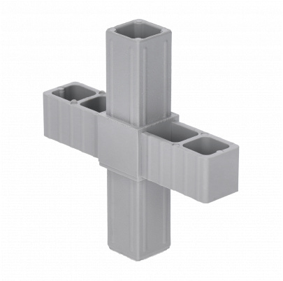 Plastová spojka - kríž do profilu 30x30x2mm