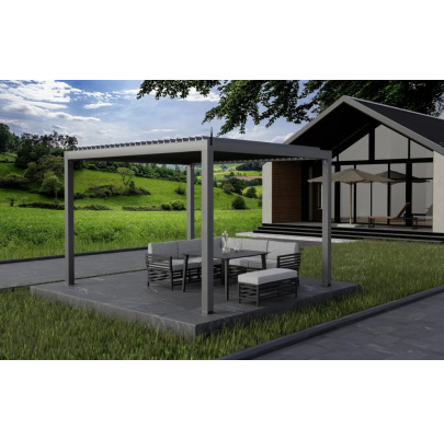 Bioklimatická pergola, hliníková SB350